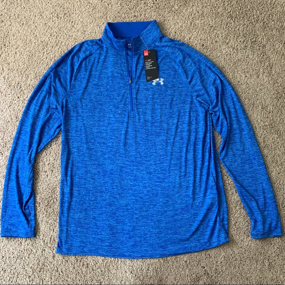 NEW Under Armour Quarter-zip L Athletic Shirt